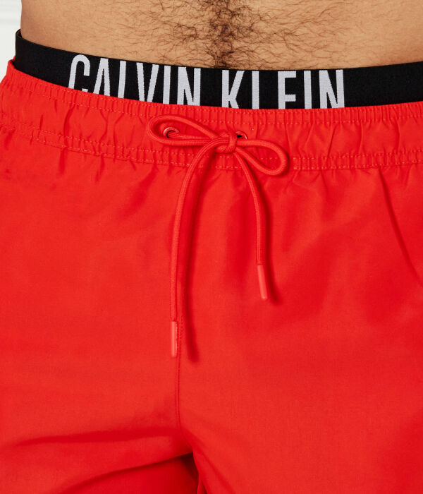 Шорты пляжные Calvin Klein Swimwear Regular Fit, красный — фото 3