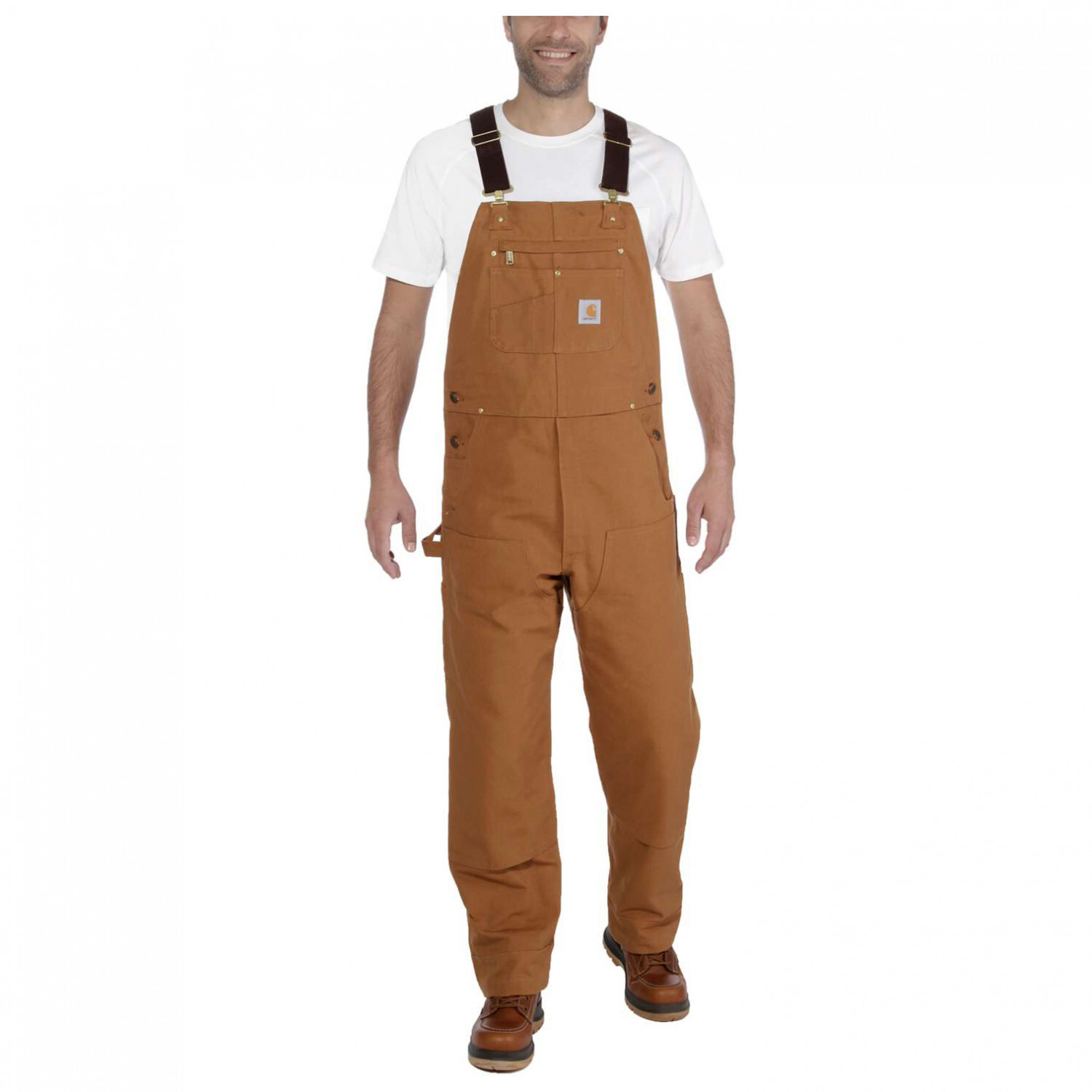 

Повседневные брюки Carhartt Bib Overall, цвет Carhartt Brown, Коричневый, Повседневные брюки Carhartt Bib Overall, цвет Carhartt Brown
