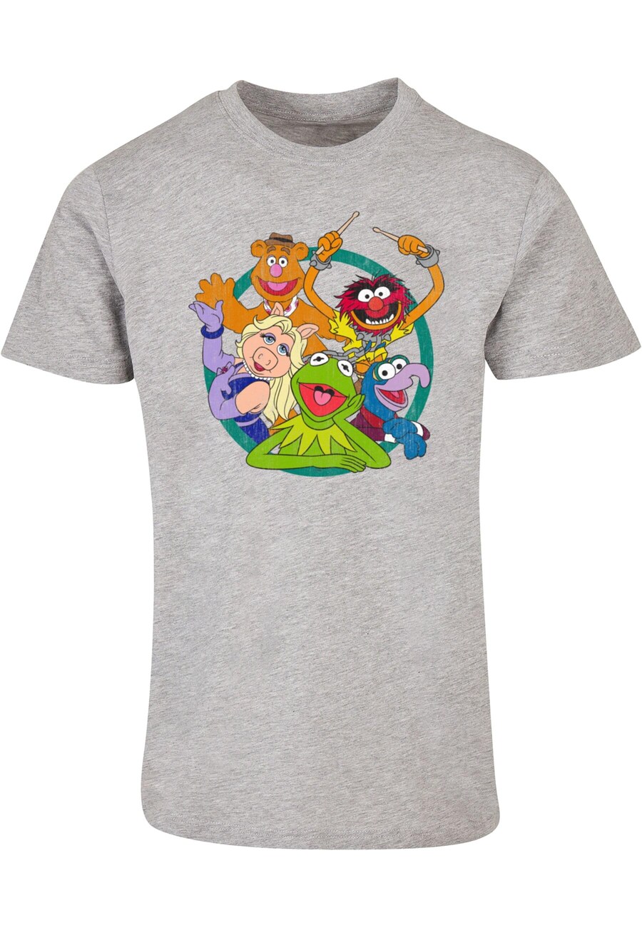 

Классическая футболка ABSOLUTE CULT Shirt Muppets - Group Circle, серый