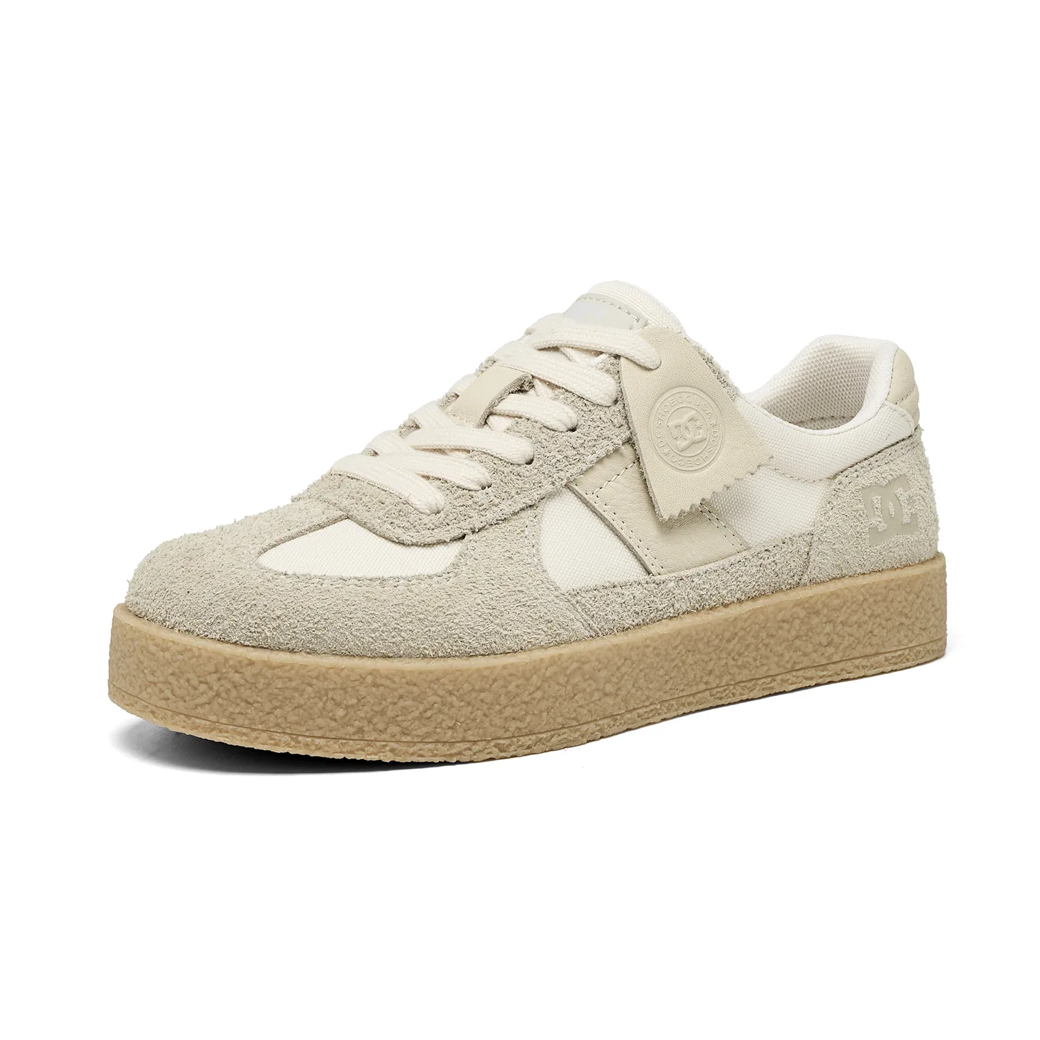 Скейтбордические кроссовки низкие DCSHOES Mist Velvet Light Apricot — фото 4
