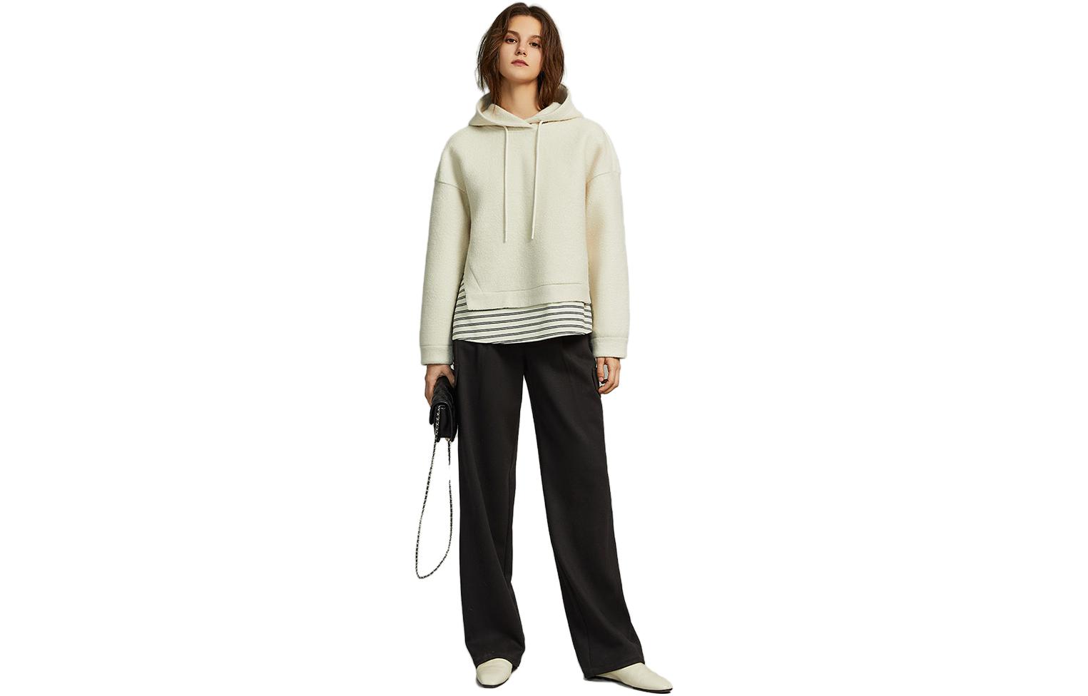 

Повседневные брюки женские Moderate Straight Fit ELLE, черный
