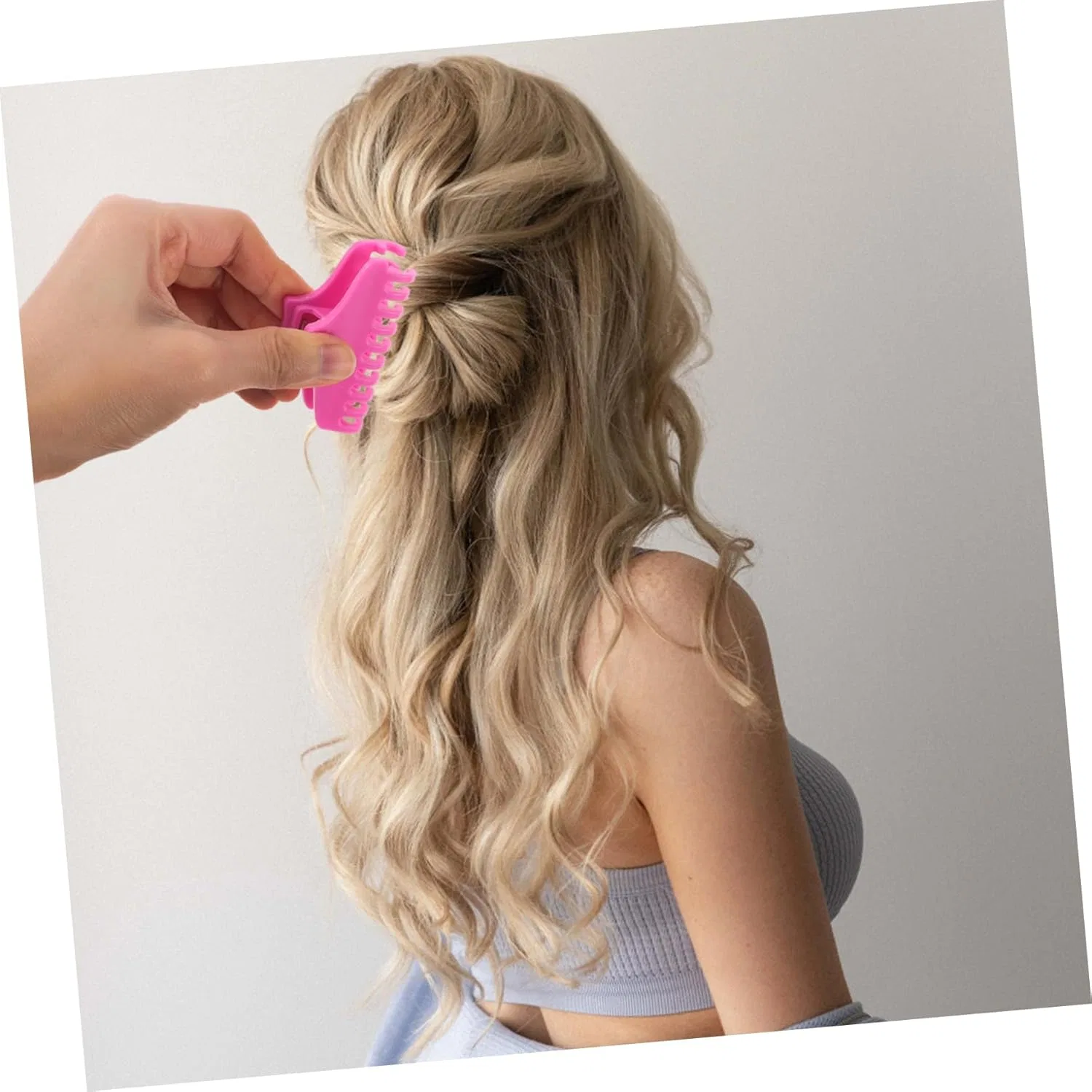 Заколки для волос бабочки Beaupretty 25 шт розовые — фото 4