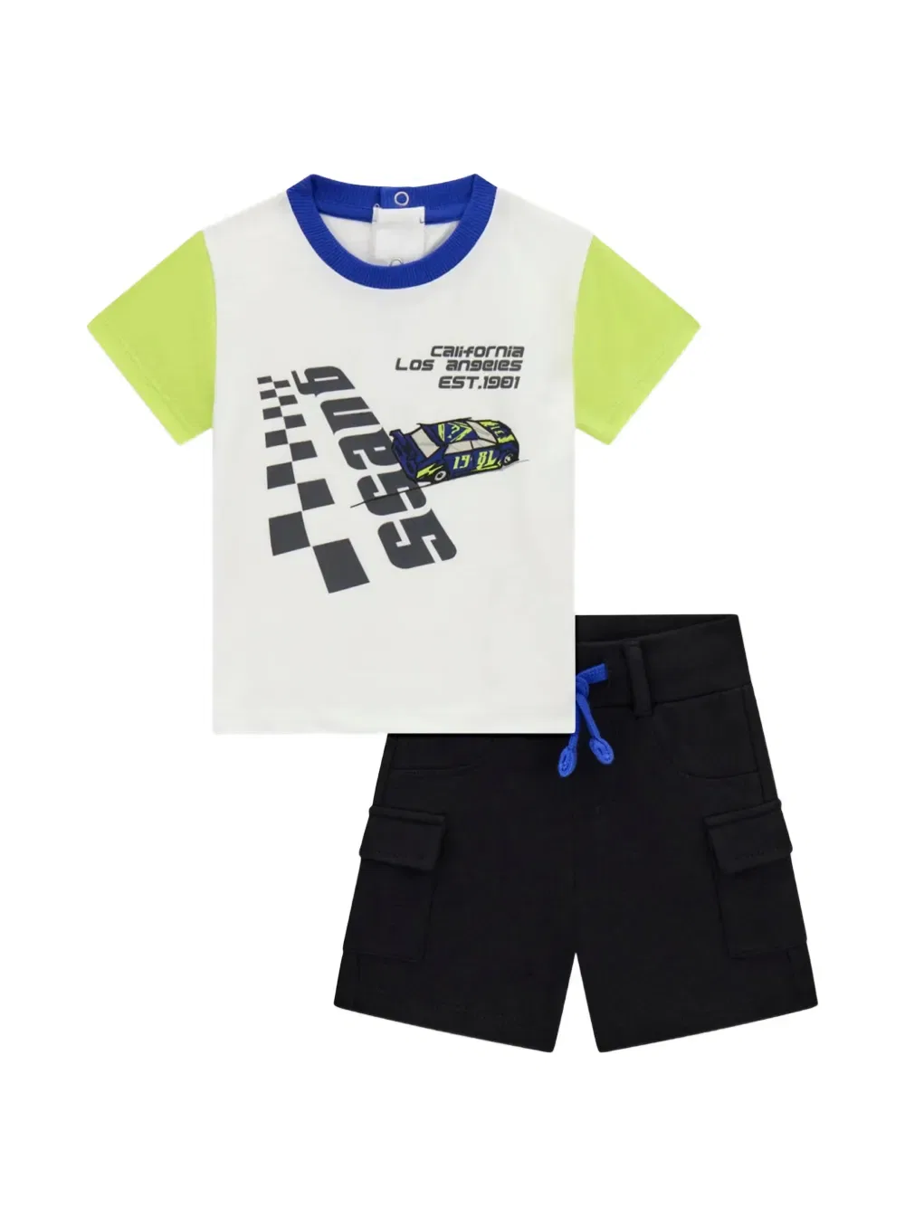 Комплект шорт с графическим принтом Guess Kids, белый