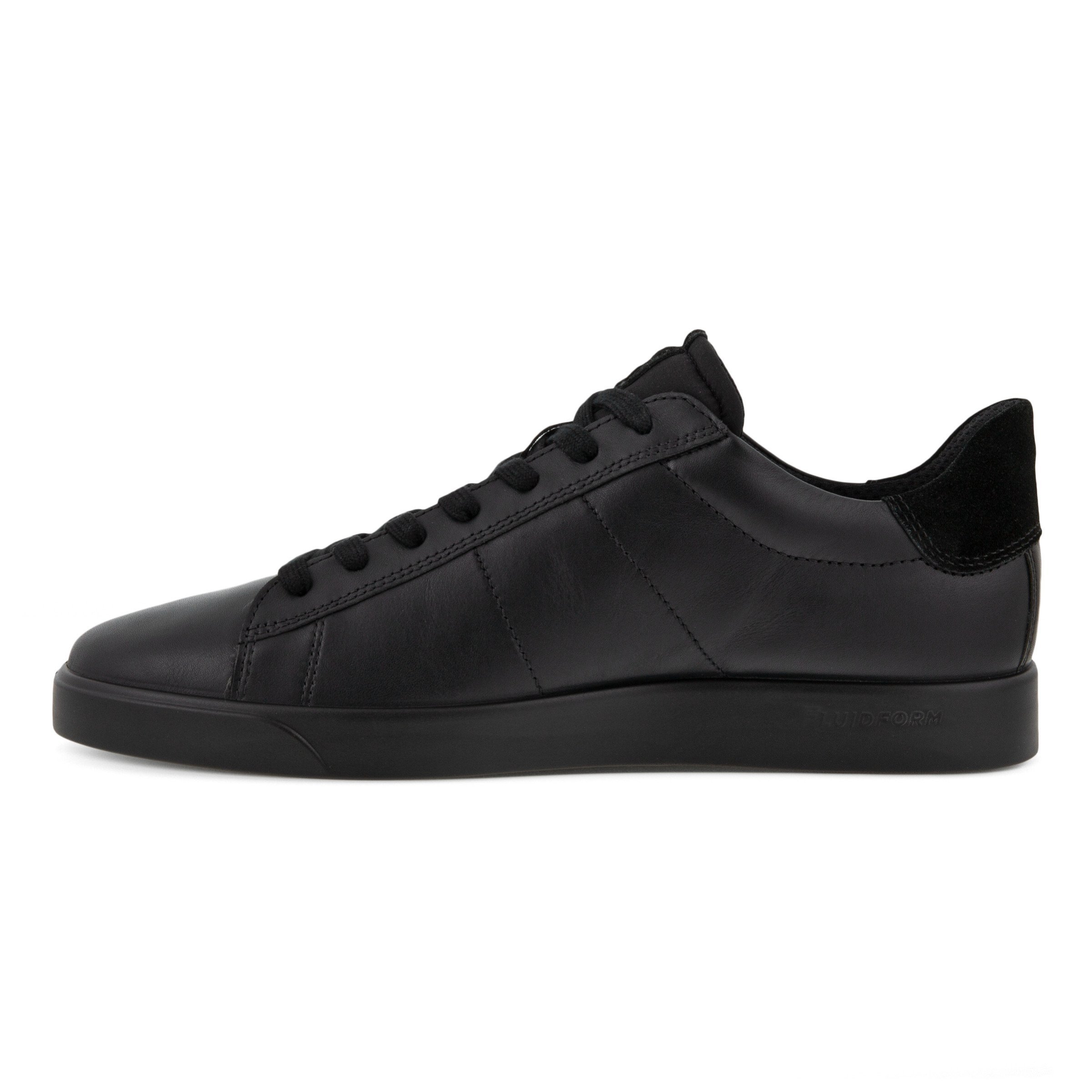 Мужские кроссовки ECCO Street Lite из натуральной кожи, BLACK/BLACK