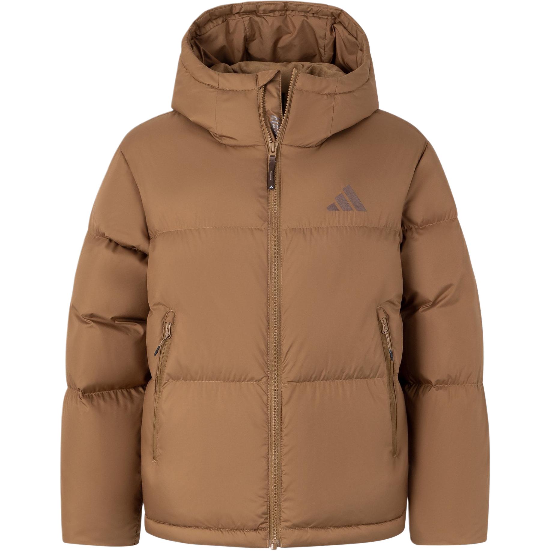 

Adidas КУРТКА-ПУХОВИК Женская куртка-пуховик цвета пустыни коричневый
