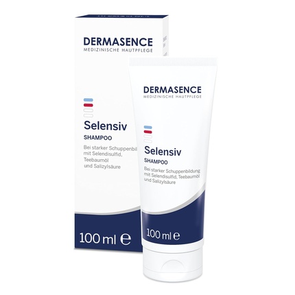 

Шампунь DERMASENCE Selensiv 100 мл. Интенсивное лечение сильной перхоти. Предотвращает появление новой перхоти. Не сушит кожу. Без отдушек.