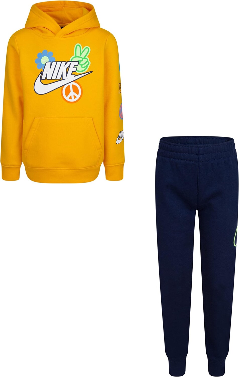

Детский набор Nike Flower Child Pullover Hoodie Set, цвет Midnight Navy