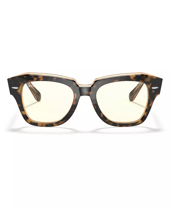 

Унисекс солнцезащитные очки State Street с защитой от синего света, RB2186 Ray-Ban, коричневый