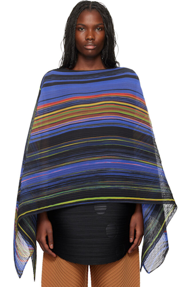 

Черная Варп Мадам-Т Палантин PLEATS PLEASE ISSEY MIYAKE