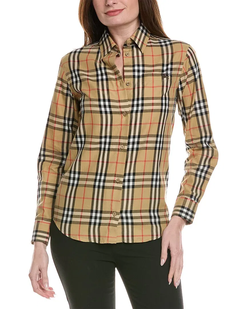 Рубашка Burberry Emma, женская, бежевый