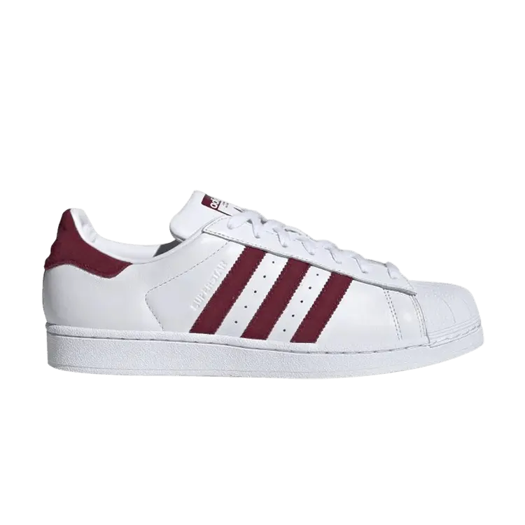 

Кроссовки adidas Superstar 'White Collegiate Burgundy', белый