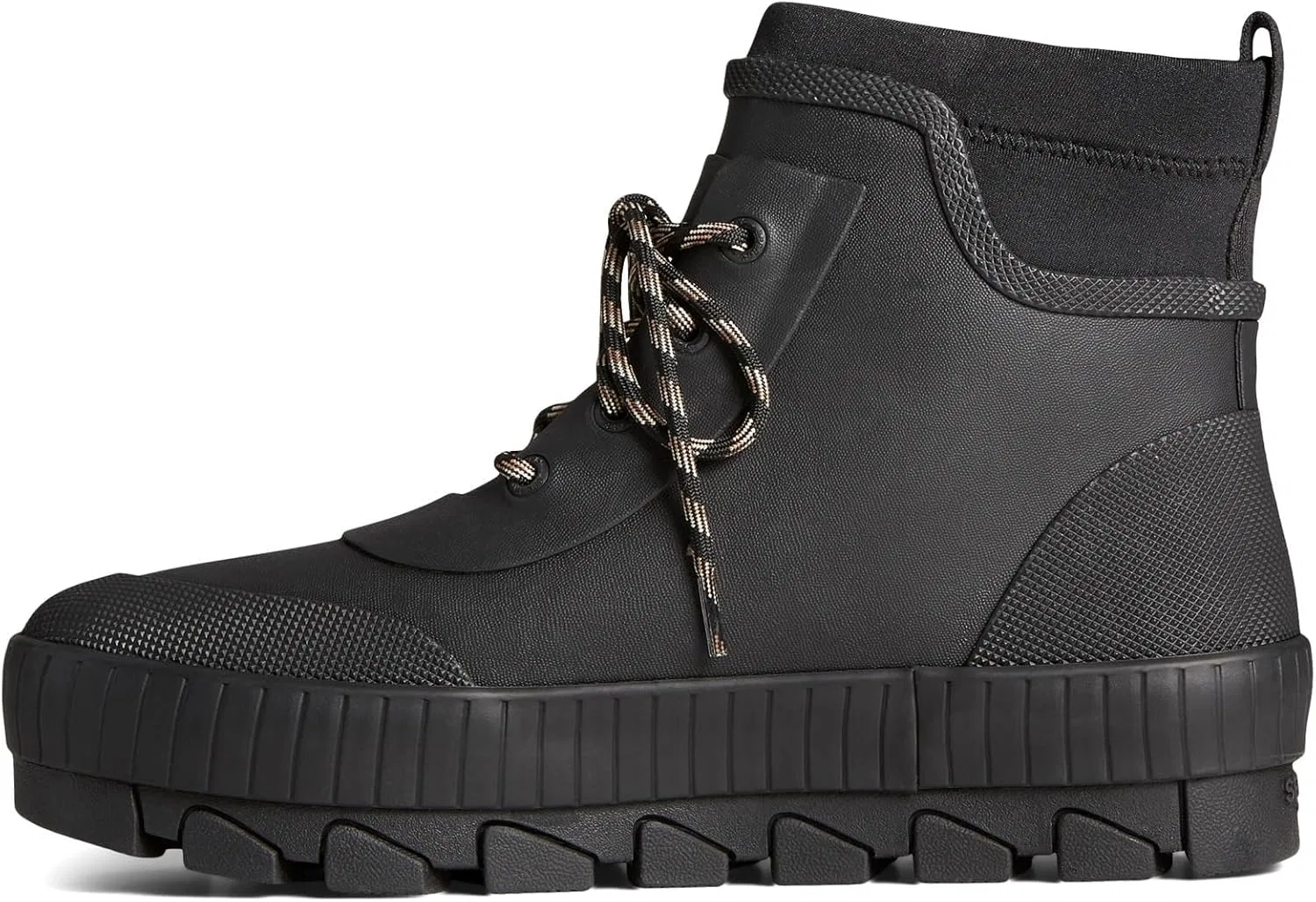 Женские резиновые ботинки Sperry Torrent на шнуровке, Black Rubber — фото 4