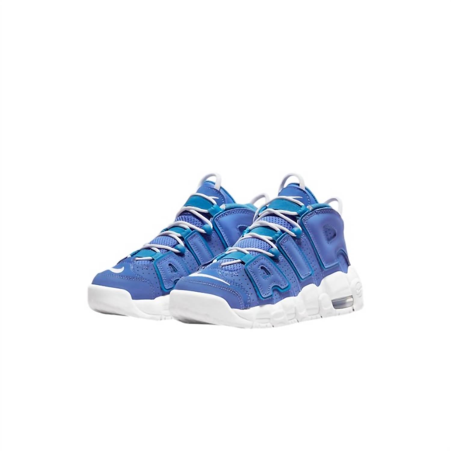 

Кроссовки Boy's Air More Uptempo Gs в цвете Medium Blue / White Nike