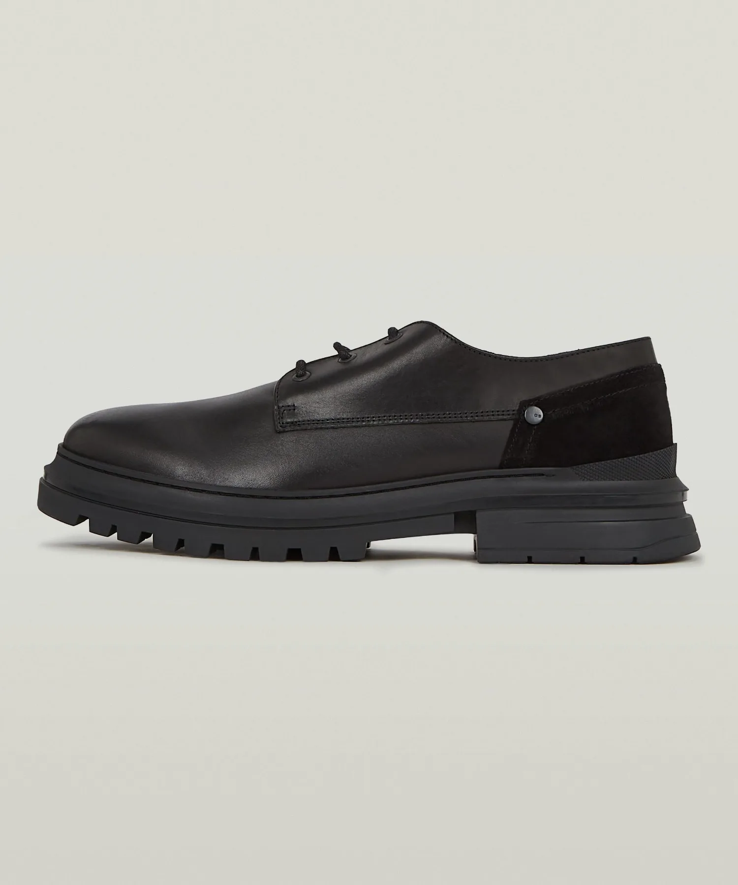 Мужские кожаные туфли Derby Millery Drb Shoes G-STAR черные — фото 2