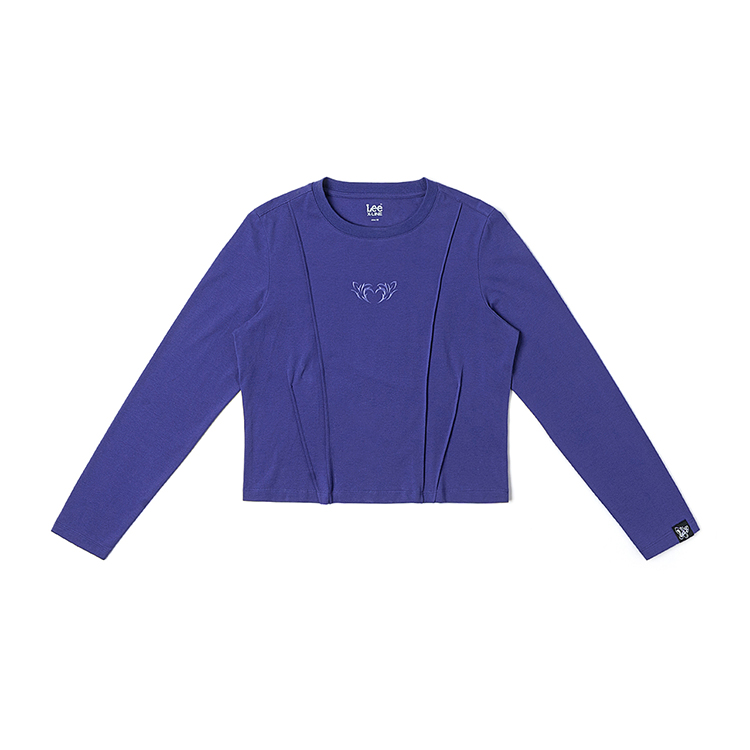 

Lee Футболка Regular SS25 женская синяя фиолетовая, Синий, Lee Футболка Regular SS25 женская синяя фиолетовая