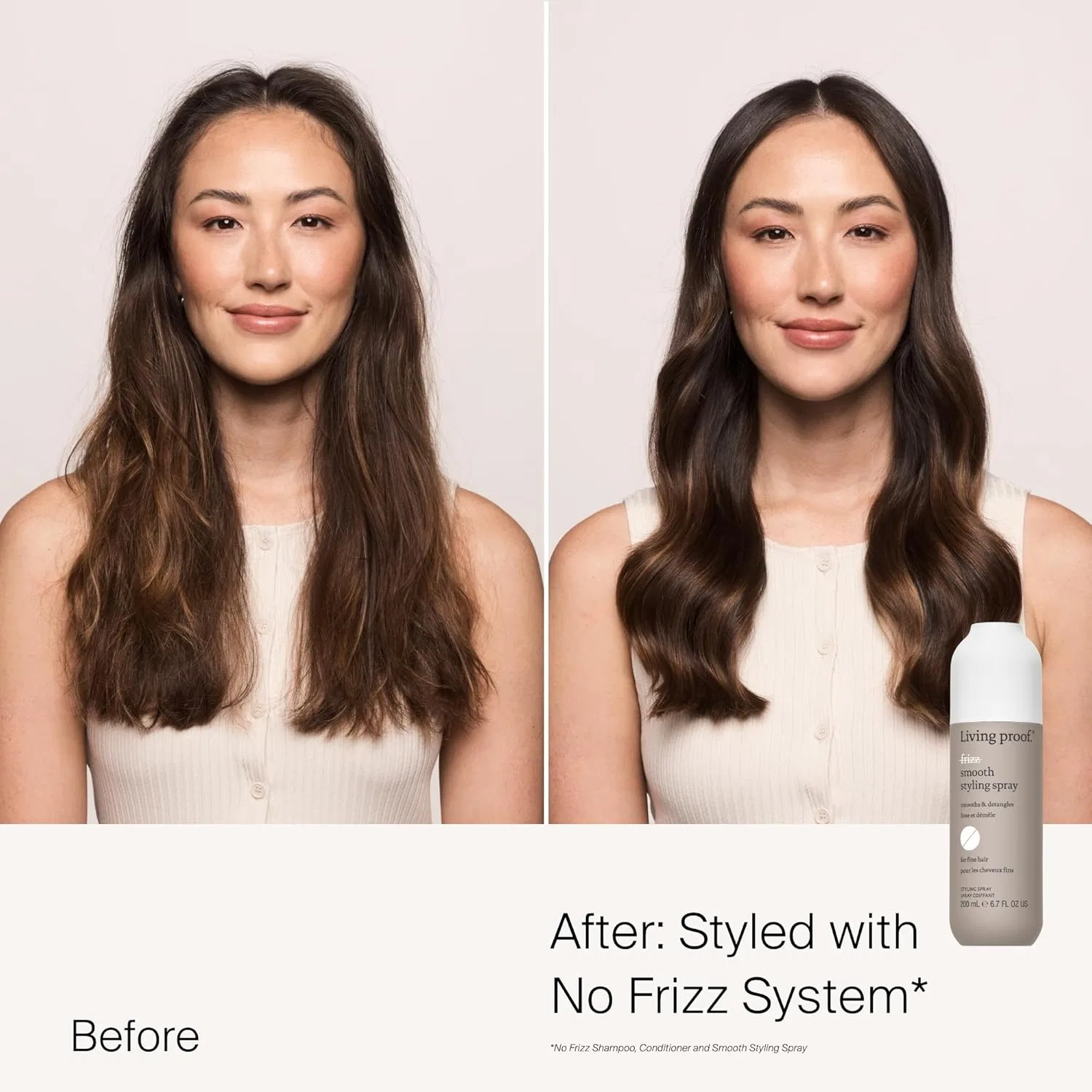 Спрей для укладки без силикона «No Frizz Smooth Styling Spray» от Living Proof Living Proof — фото 3
