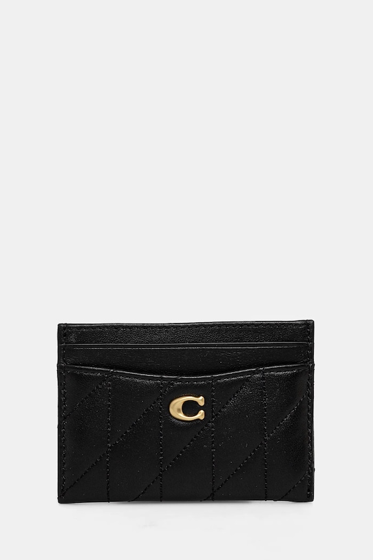 

Кожаный чехол для карт Essential Card Case Coach, черный