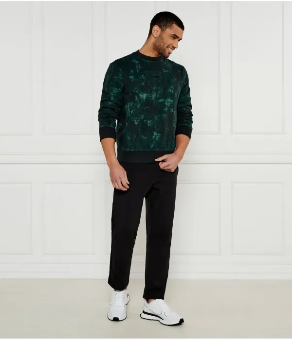 Толстовка We_Jungle relaxed fit Boss Orange, зеленый — фото 2