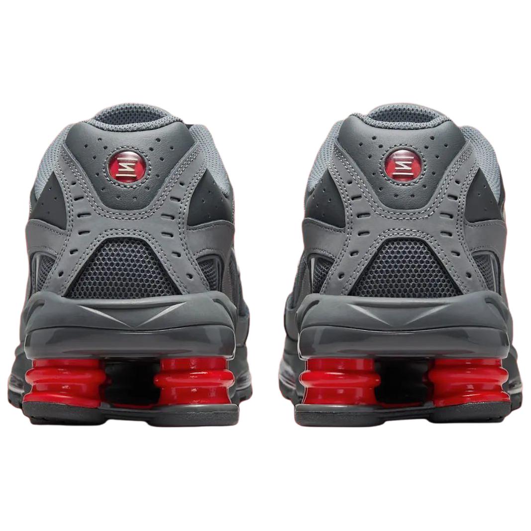 Кроссовки для бега Shox Ride 2 Unisex красный Nike, серый/красный — фото 3