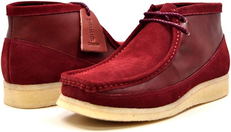 

Коллекция British Walkers Мужские кожаные и замшевые ботинки на шнуровке British Collection, бордовый