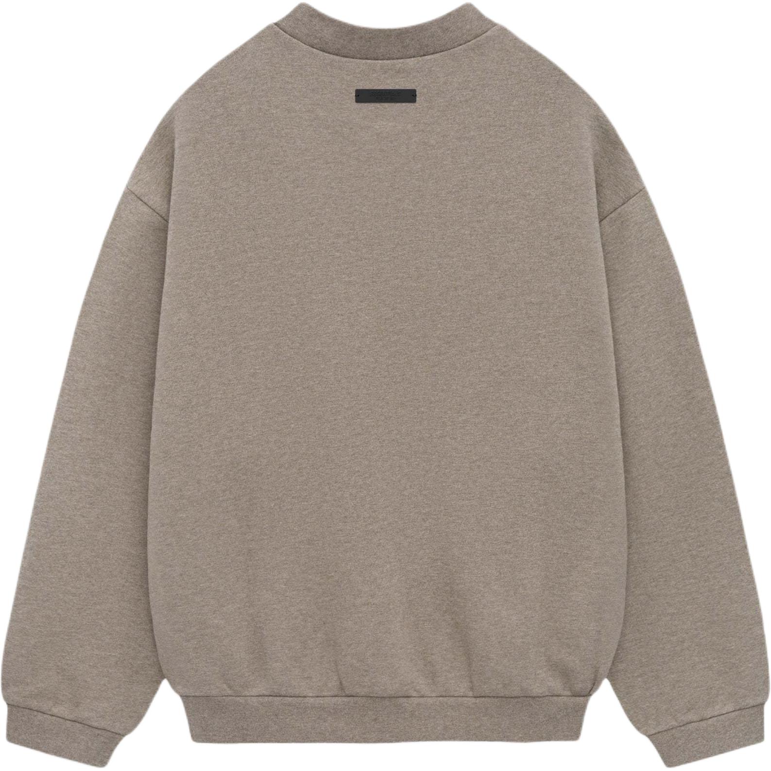 Толстовка из флиса Fear Of God Essentials, Темный Пыльно-Серый/Верблюжий — фото 3