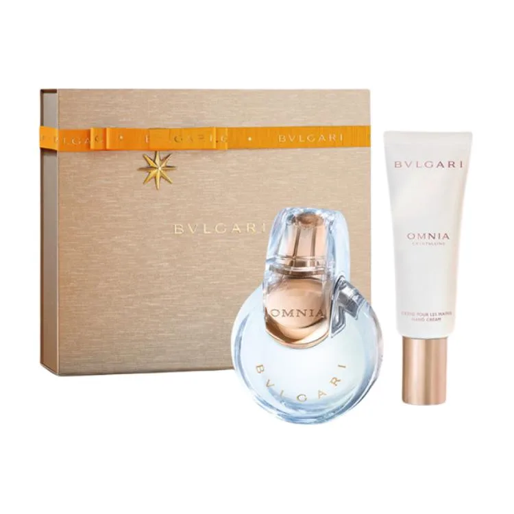 BVLGARI Подарочный набор парфюма white crystal с ароматом лотоса и мускуса, 30 мл + 40 мл, Two-Piece Set: White Crystal Light Perfume 30ml+White Crystal Body Lotion 200ml — фото 2