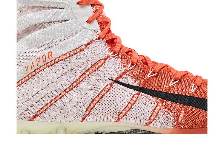 Бутсы Nike Vapor Untouchable 3 Elite Flyknit 'White Crimson', оранжевый — фото 3