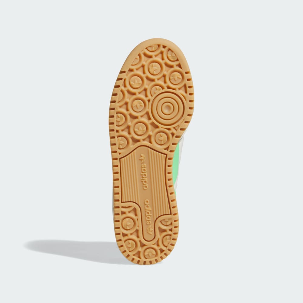 Кроссовки на платформе Adidas Forum Bold Stripes Shoes, цвет Cloud White/Green/Off White — фото 3