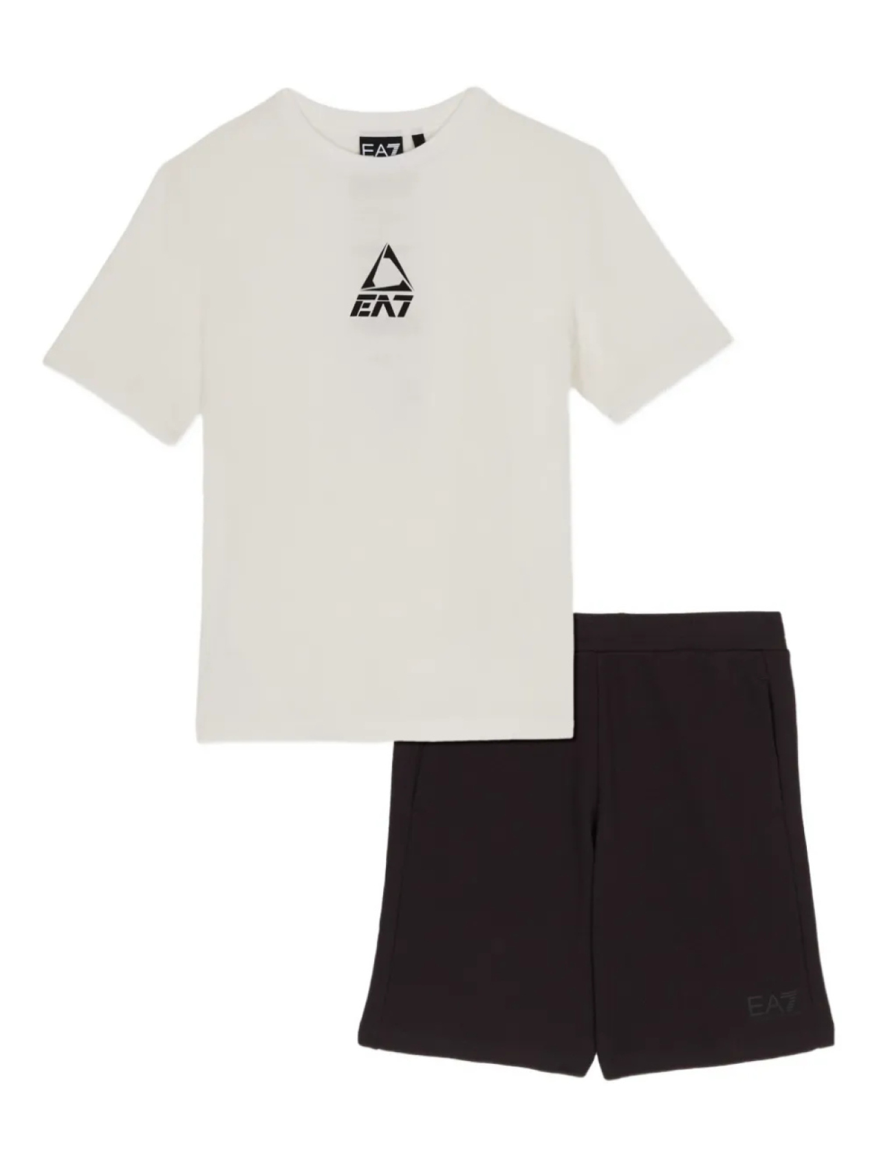 

Детский спортивный костюм с логотипом Emporio Armani Kids, черный