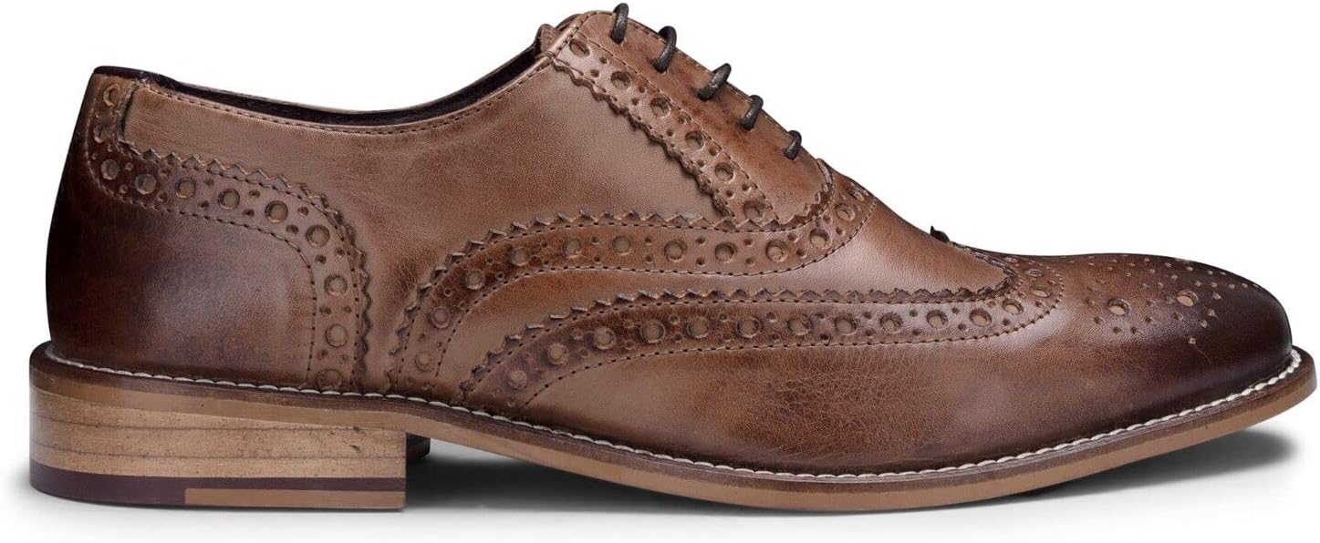 

Мужские черные оксфорды Gatsby из натуральной кожи, классические формальные туфли с шнуровкой в винтажном стиле Infinity Leather