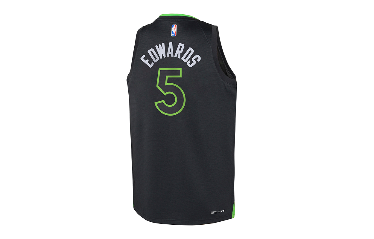X Баскетбольная майка НБА для подростков Nike, timberwolves away — фото 3