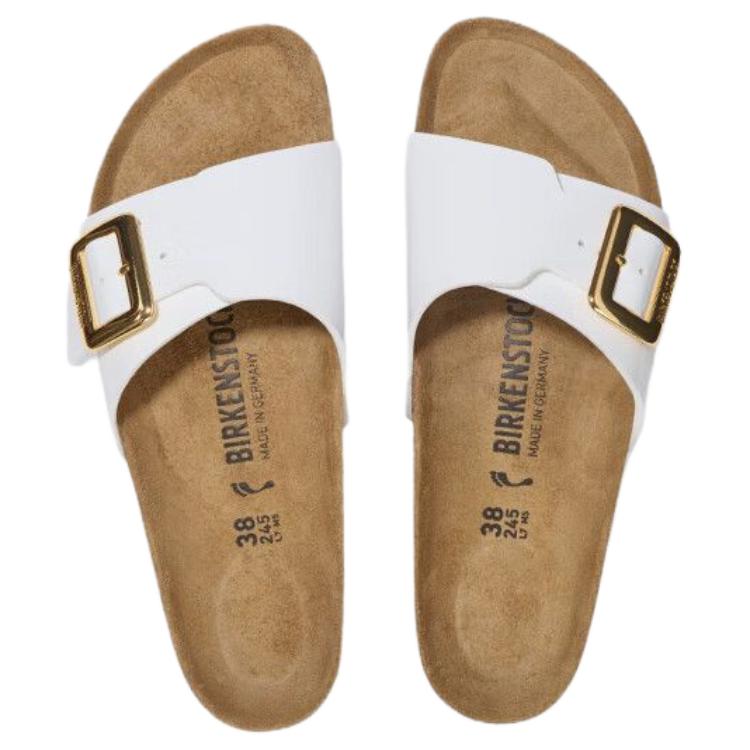 Birkenstock Каталина EVA устойчивые к истиранию шлепанцы женские белые узкие, цвет White — фото 3