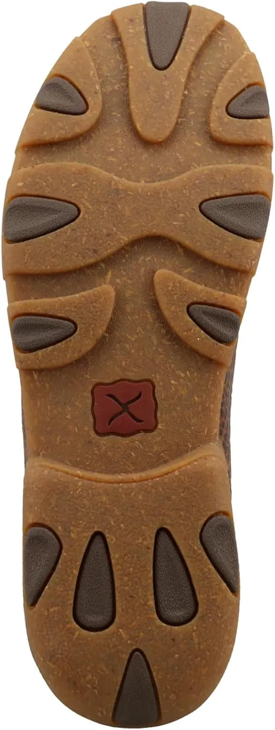 Twisted X Мужские мокасины Chukka для вождения, золотой — фото 3