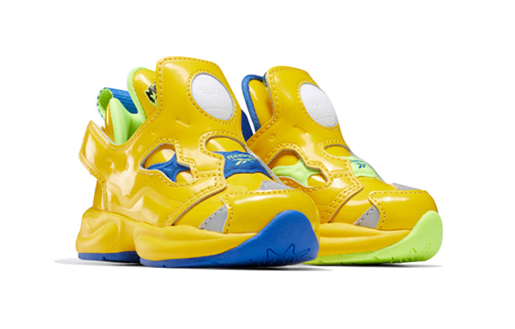 Беговые кроссовки Reebok Illumination's Minions x Versa Pump Fury Toddler 'Minions', желтый — фото 3