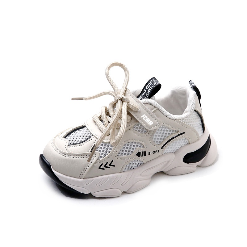 

Нескользящие дышащие низкие повседневные кроссовки для детей FCMM, черный