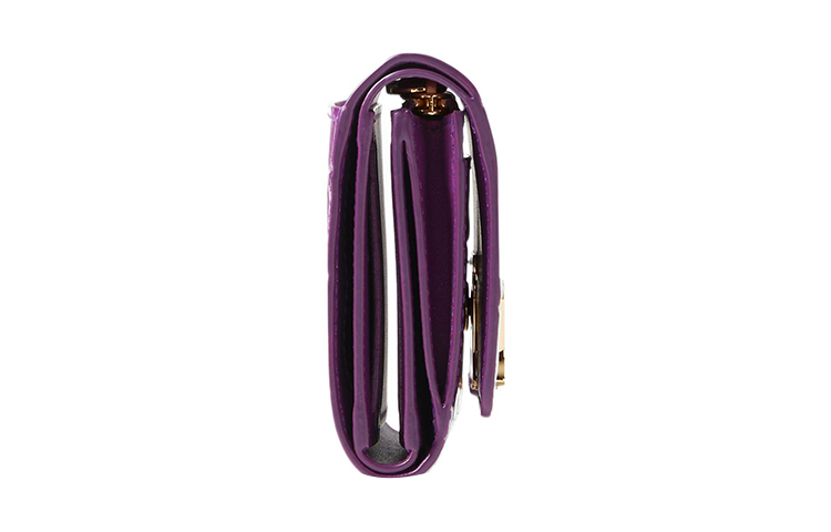 Burberry Кошелек из тисненой кожи крокодила Women's Purple — фото 2