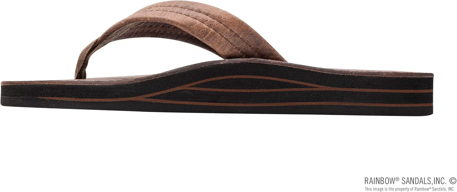 

Мужские сандалии Rainbow с двойным слоем кожи и поддержкой свода стопы Rainbow Sandals