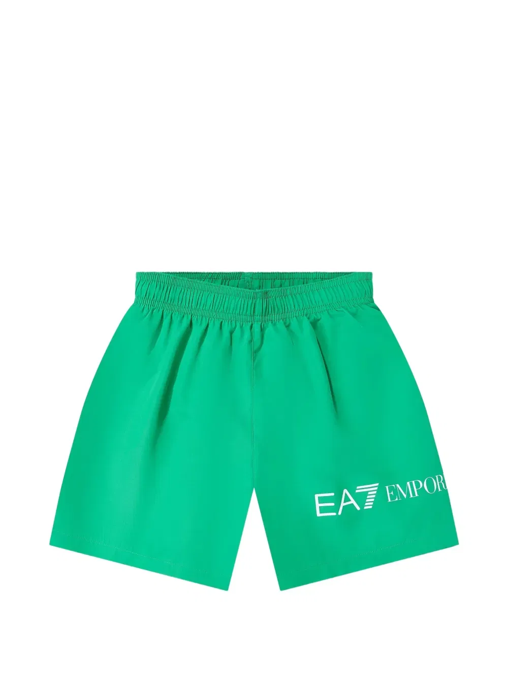 Плавки с логотипом Emporio Armani Kids, зеленый