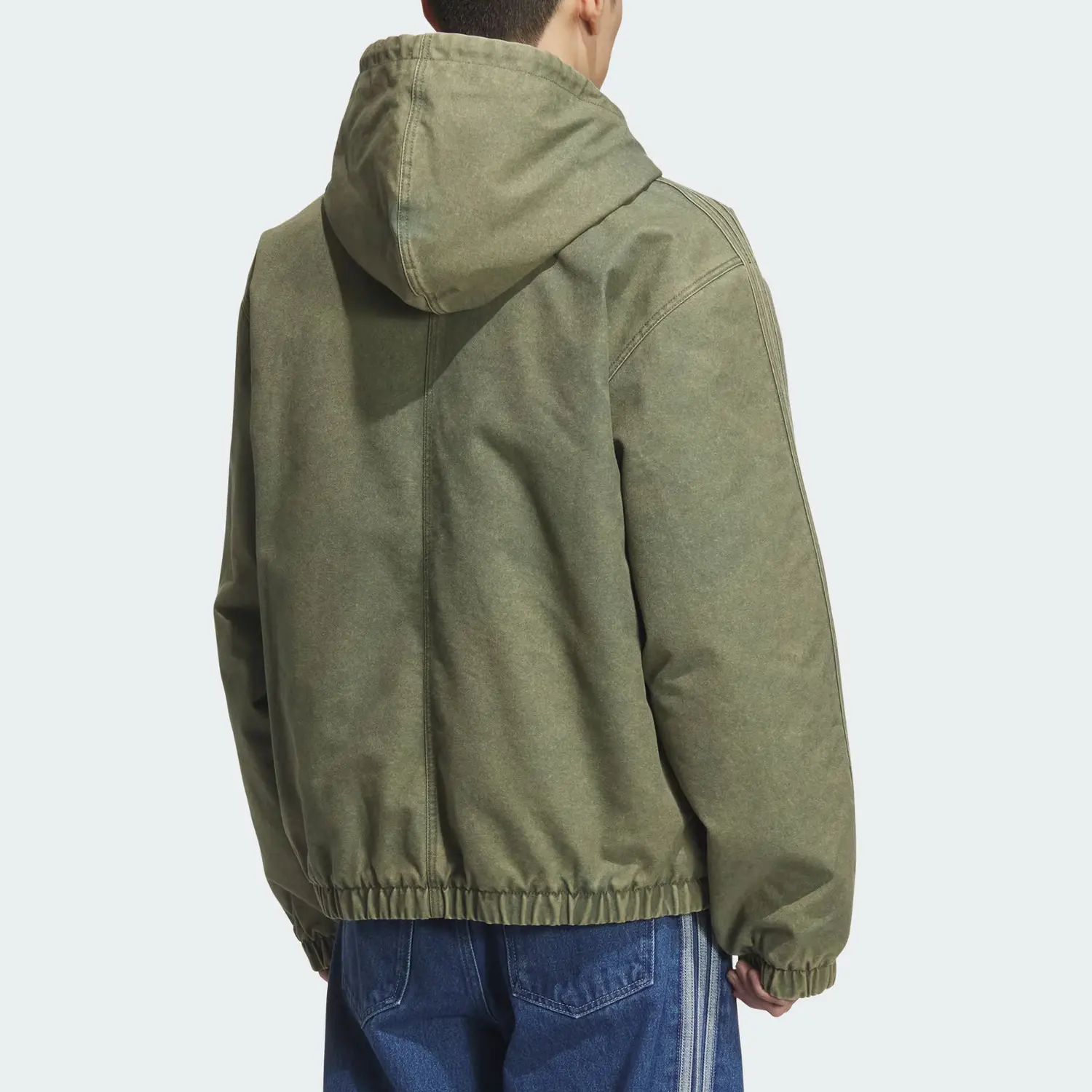 Adidas Originals Пуховик унисекс, Olive Green — фото 4