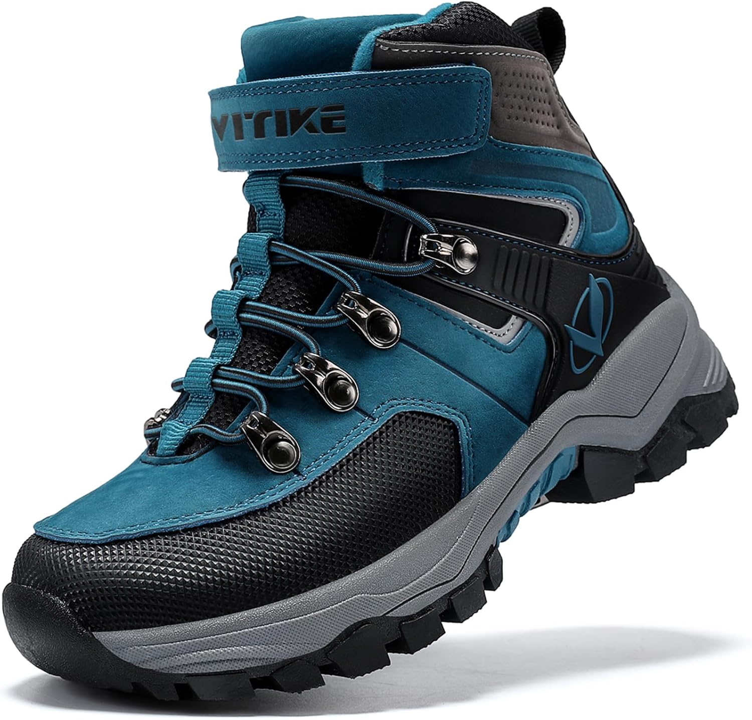 

Зимние теплые ботинки Littleplum для мальчиков, противоскользящие походные ботинки, ботильоны для детей, синий