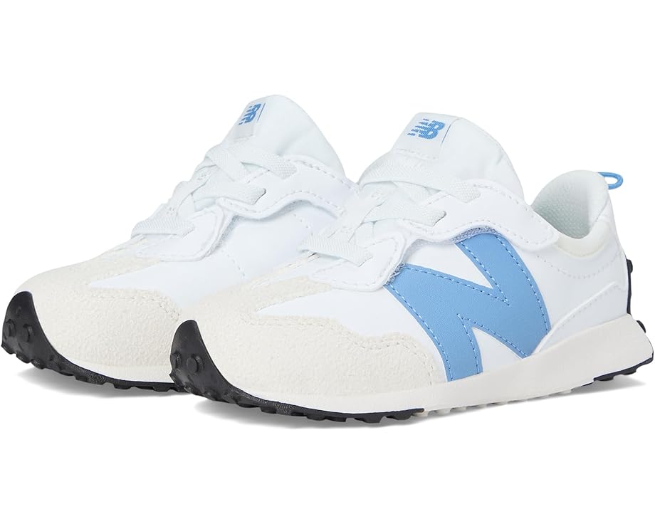 

Кроссовки New Balance Kids 327 New-B, цвет White/Blue Laguna
