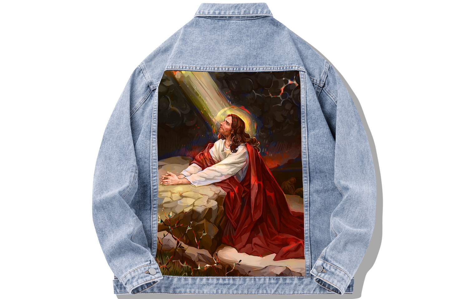 

Джинсовая куртка унисекс Beentrill, Мытый синий
