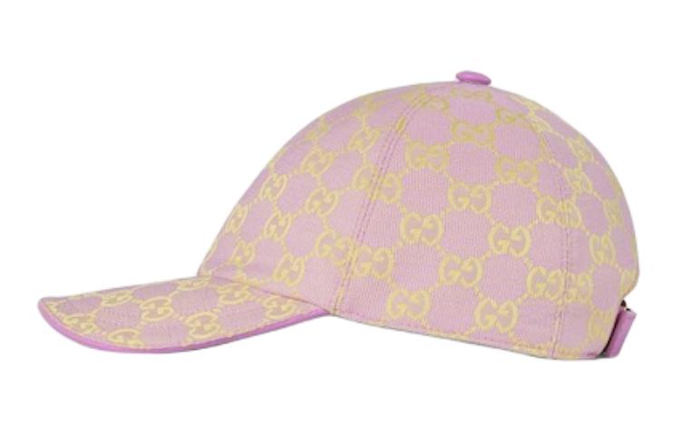 GUCCI Хлопковая бейсболка женская розовая, Pink — фото 4