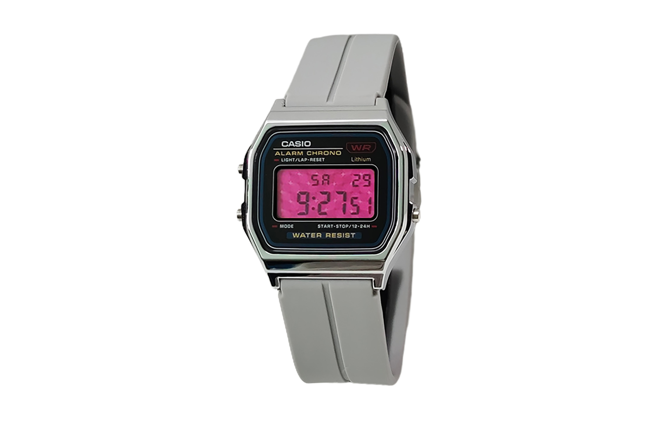 

CASIO Кварцевые часы унисекс с силиконовым ремешком и черным циферблатом