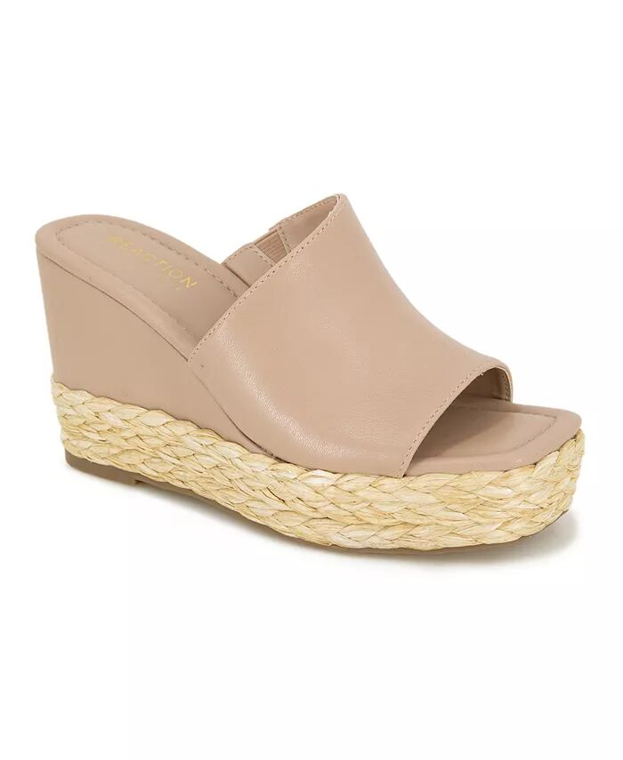 Женские босоножки Maria Mule на танкетке Kenneth Cole Reaction, коричневый/бежевый