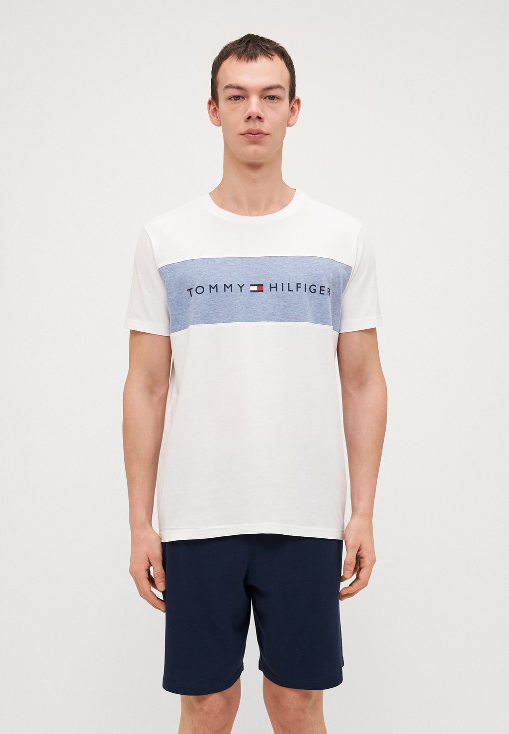 

Пижамная рубашка ORIGINAL BLOCK LOGO Tommy Hilfiger, белый