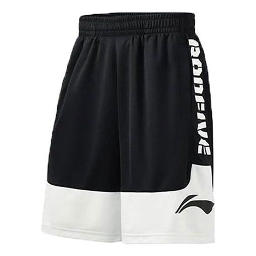 

Шорты баскетбольные шорты с логотипом badfive Li-Ning, черный