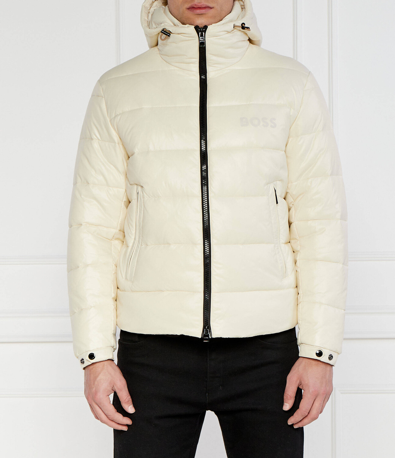 

Куртка BOSS BLACK H-Calando Regular Fit, экрю