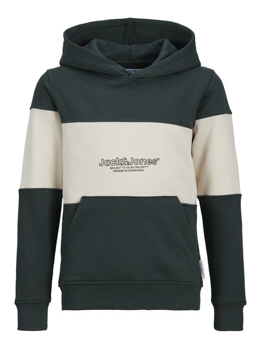 

Толстовка с капюшоном Jack & Jones Junior, зеленый