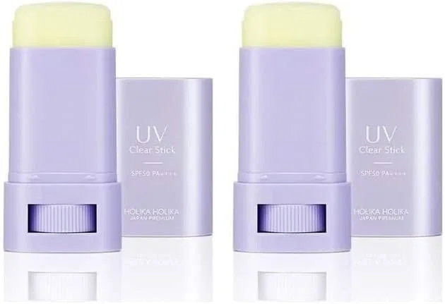 Солнцезащитный стик для лица Holika Holika UV Clear Stick, прозрачный, 34 г, 2 шт